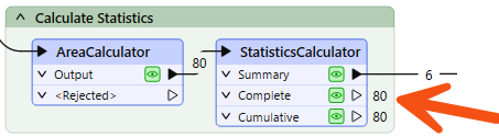 Using feature caching to confirm correct port is connected